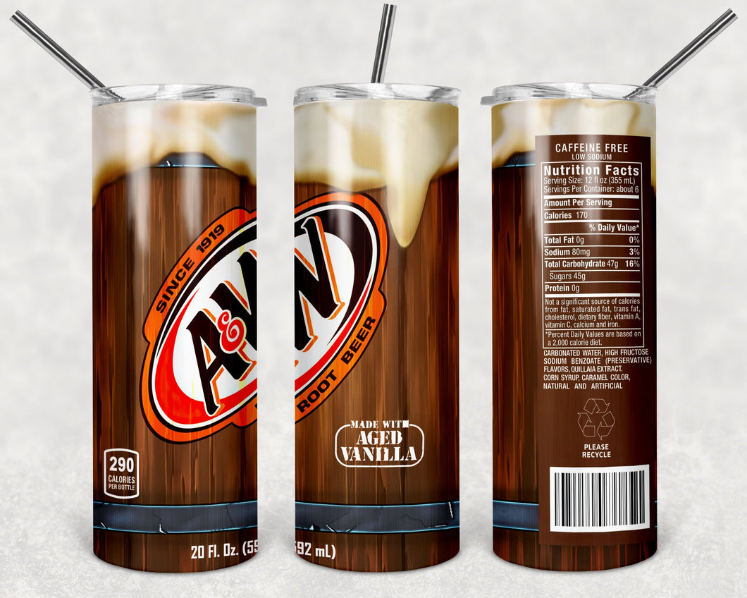 A&W Root Beer Themed Drink Tumbler - 20 ounce