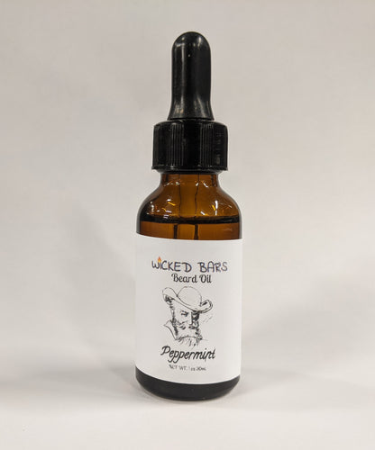 Wicked Bars Peppermint Beard Oil